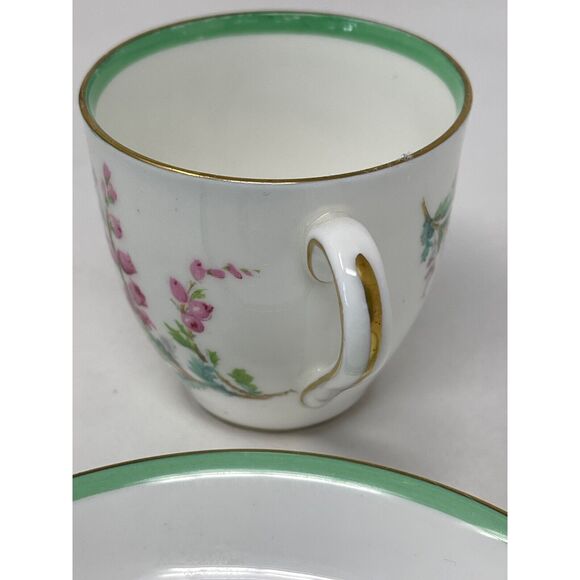 Royal Doulton Bell Heather Demitasse Coffee Tea Cup 4788 Espresso Circa 1940s - Picture 4 of 11